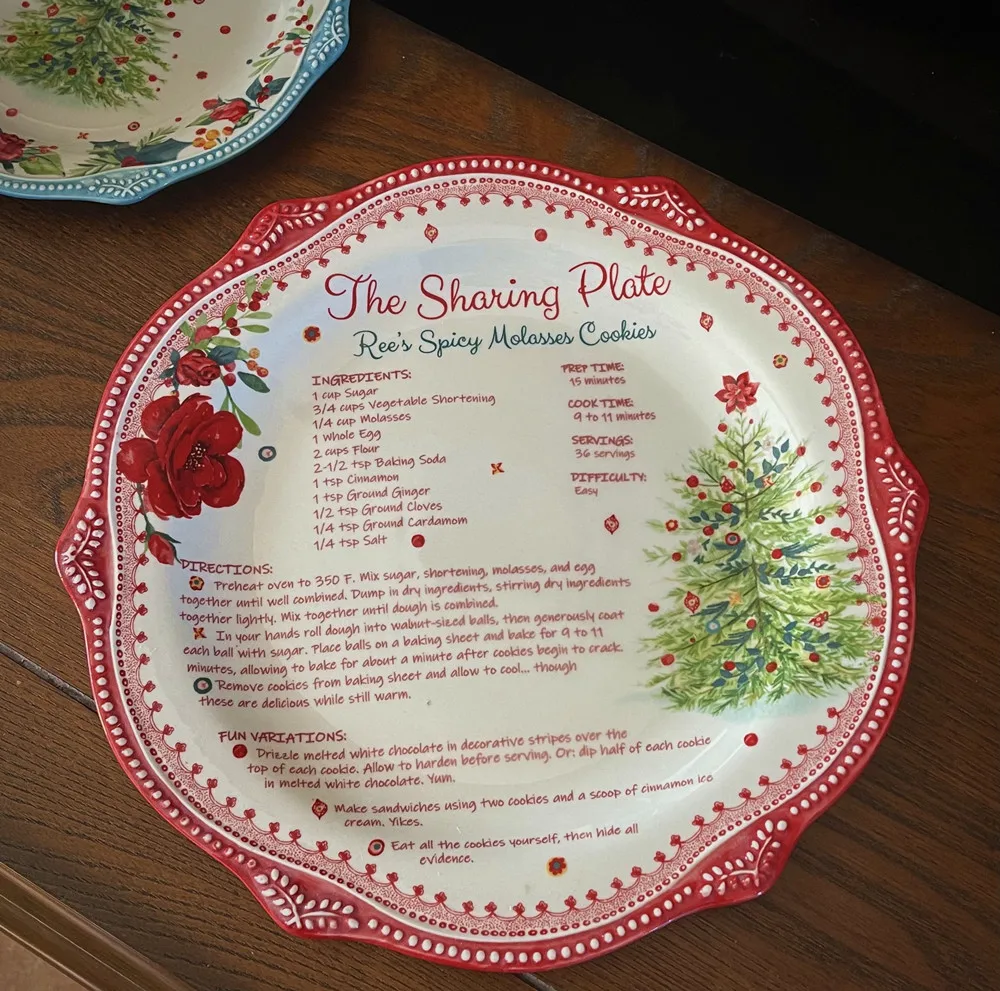 Ceramic tableware, roses, vintage western breakfast plates, underglaze colors, Christmas snacks, fruit plates