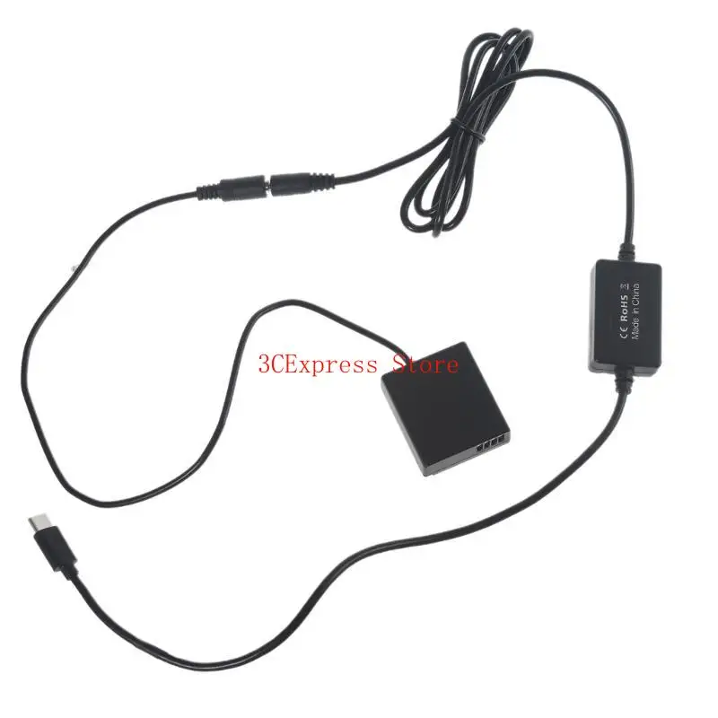 DCC11 لـ Coupler PD Adapter USB Type-C Cable لـ DMC-GX80 GX85 GF3 GF5