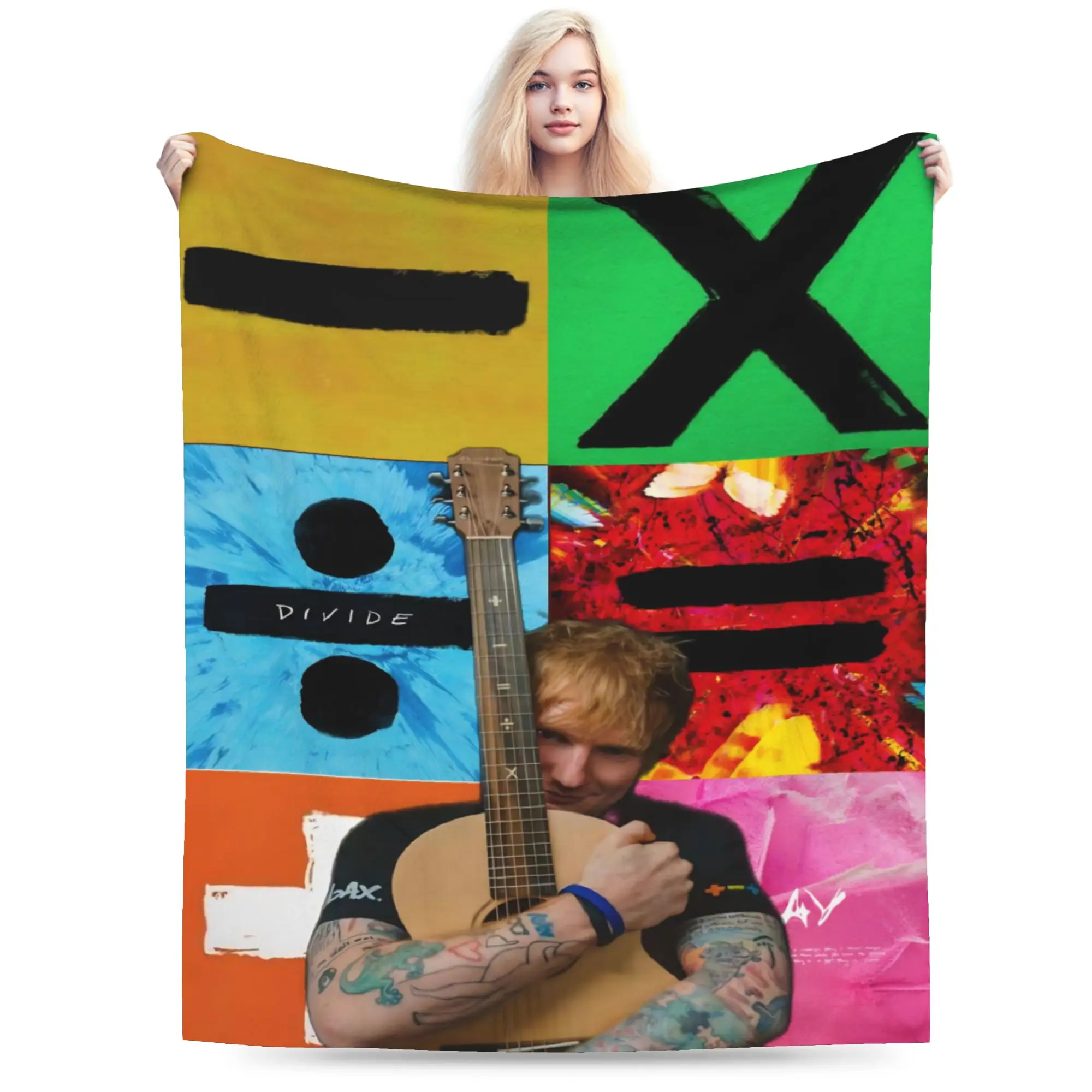 إد شيران حلقة جولة 2026 بطانية لينة المرجان الصوف أفخم الاسترخاء هدية رمي بطانية أفخم رقيقة لحاف #2