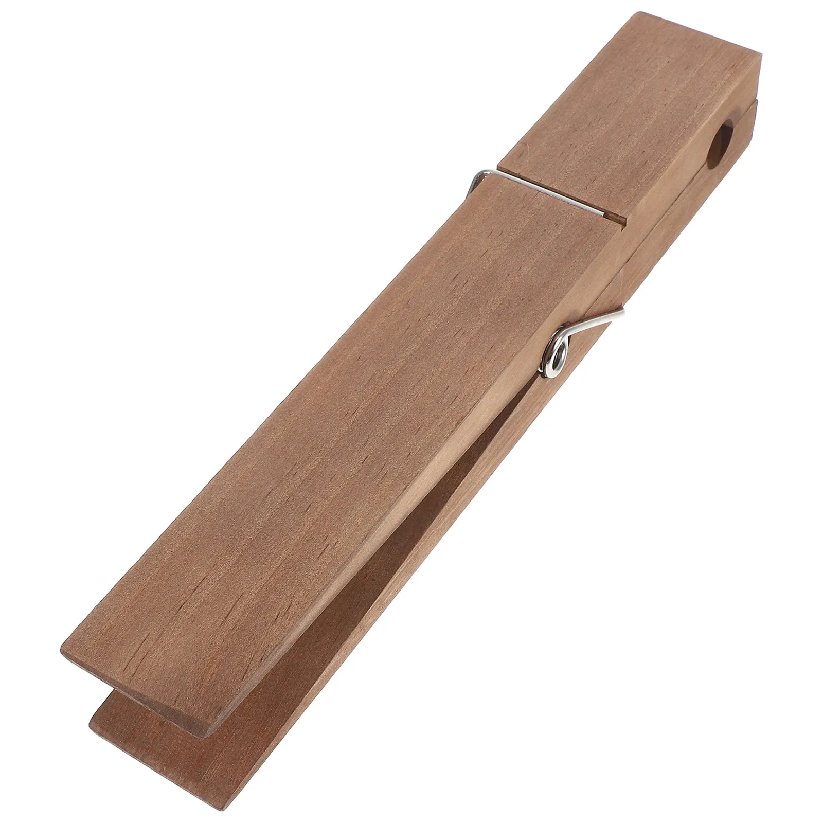 Large Wooden Clothespin Towel Rack Heavy Duty Farmhouse Style Wall Mounted Bathroom Clip Holder Adjustable Position