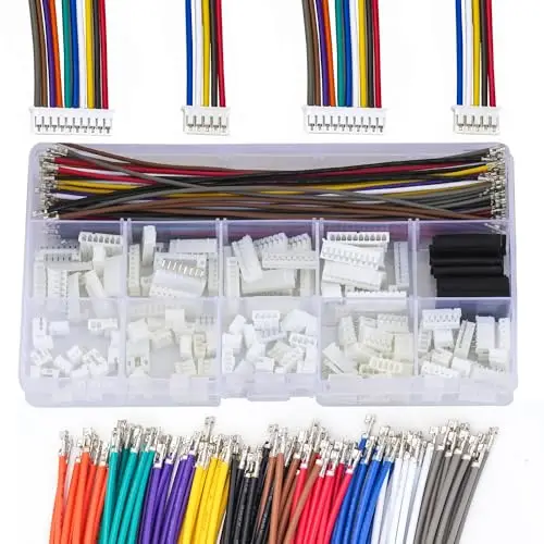 Micro mini PH2.0 JST 2.0mm lancement PH2.0 JST-PH 2.0 avec 22AWG directions, PH 2.0mm 2/3/4/5/6/7/8/9/10 Pin femelle (KS-PH-MM)