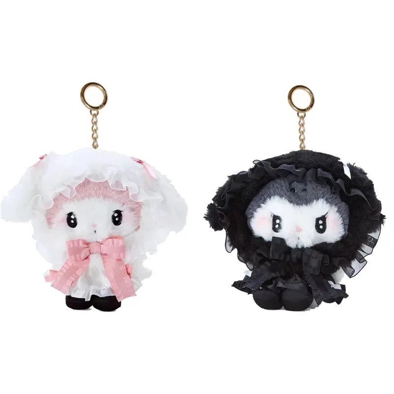 

Cartoon Cute Sanrio Kuromi MyMelody Mine Third Generation Plush Pendant Bag Pendant Girl Heart Gift