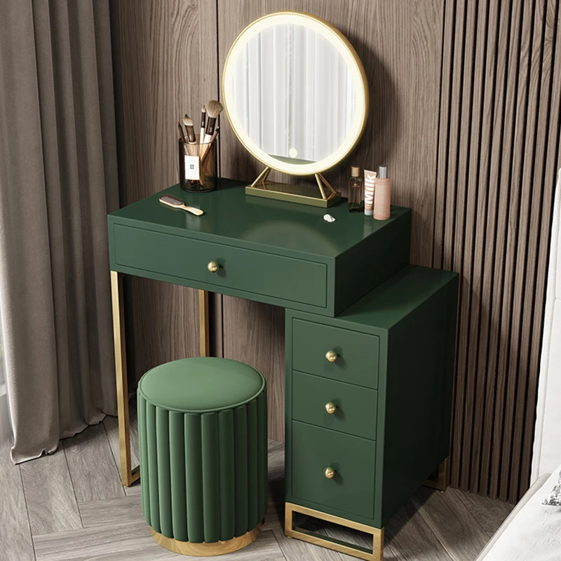 

Drawers Storage Vanity Table Bedroom Makeup Mirror Living Room Luxury Organizer Dressing Table Large Vestidores Trendy Furniture