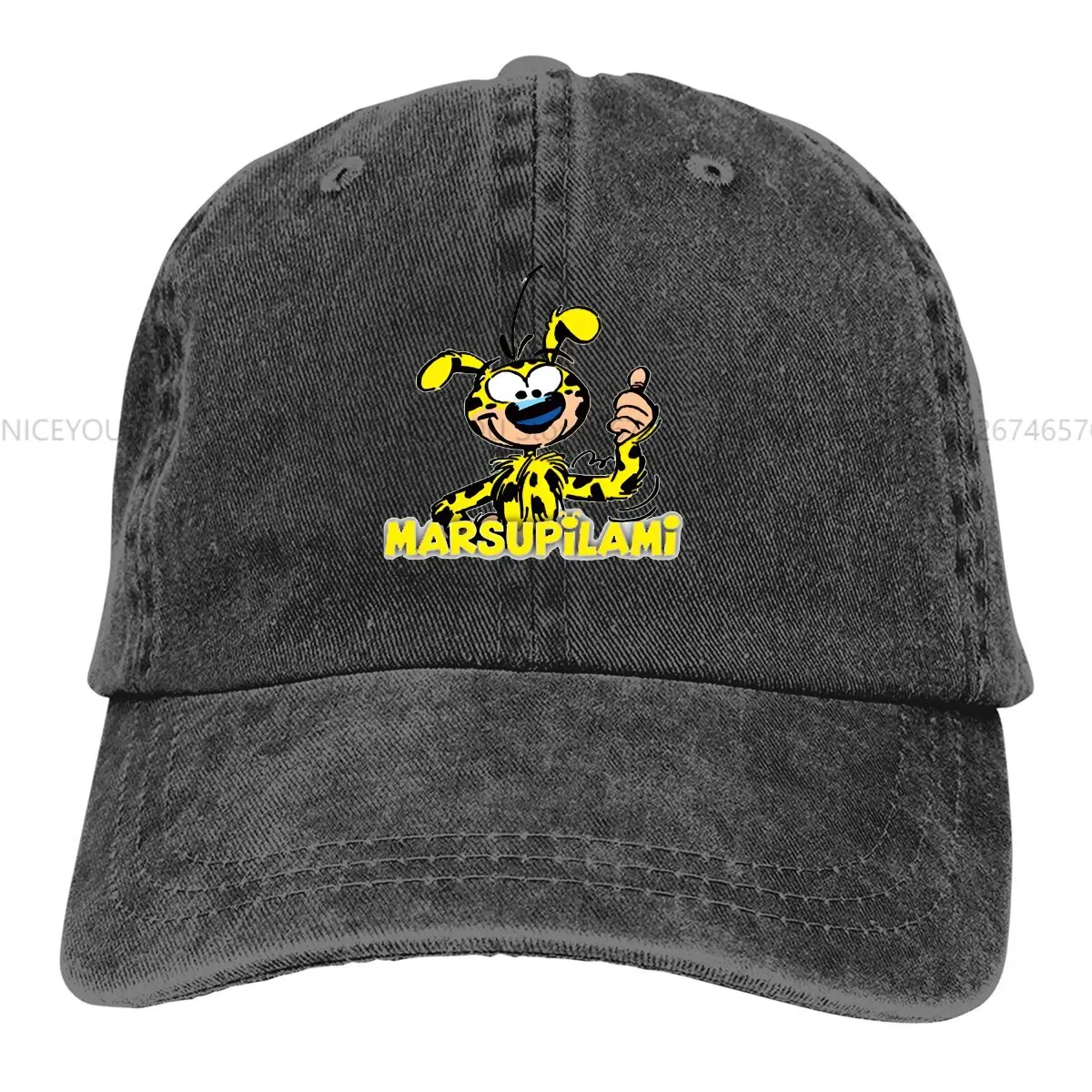 Pure Color Dad Hats Awesome For Movie Fans Women's Hat Sun Visor Baseball Caps Marsupilami Cartoon Peaked Cap