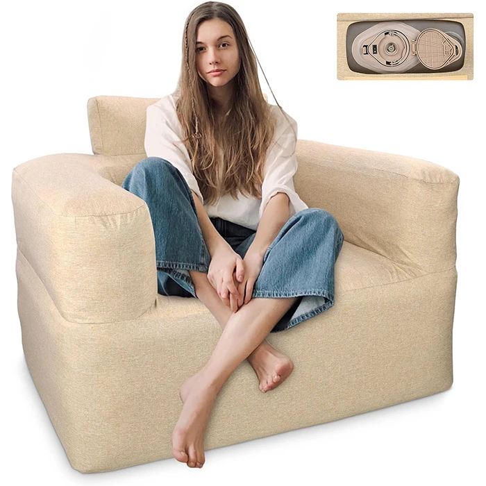 

Air Sofa Set Furniture Inflating 2-3 People Use Sofa Suitable for Outdoor Inflatable Sofa