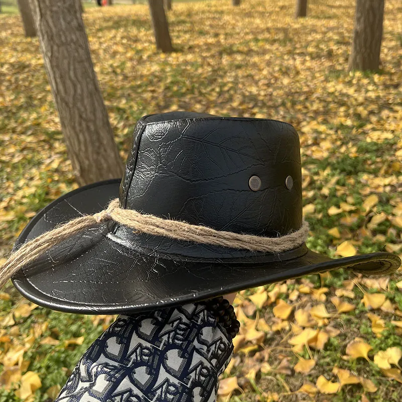 Arthur Cosplay Prop PU Hut Schwarze Kappe Halloween Karneval Party Tägliches Outfit Breite Krempe Ritter Hut Männer Frauen Jazz Hut Zubehör