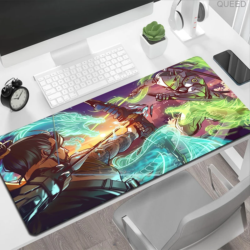 Overwatch Mouse Pad Large Gaming Mousepad Gamer Pc Accessories Deskmat Keyboard Mat Desk Protector Extended Anime Mause Pads Xxl