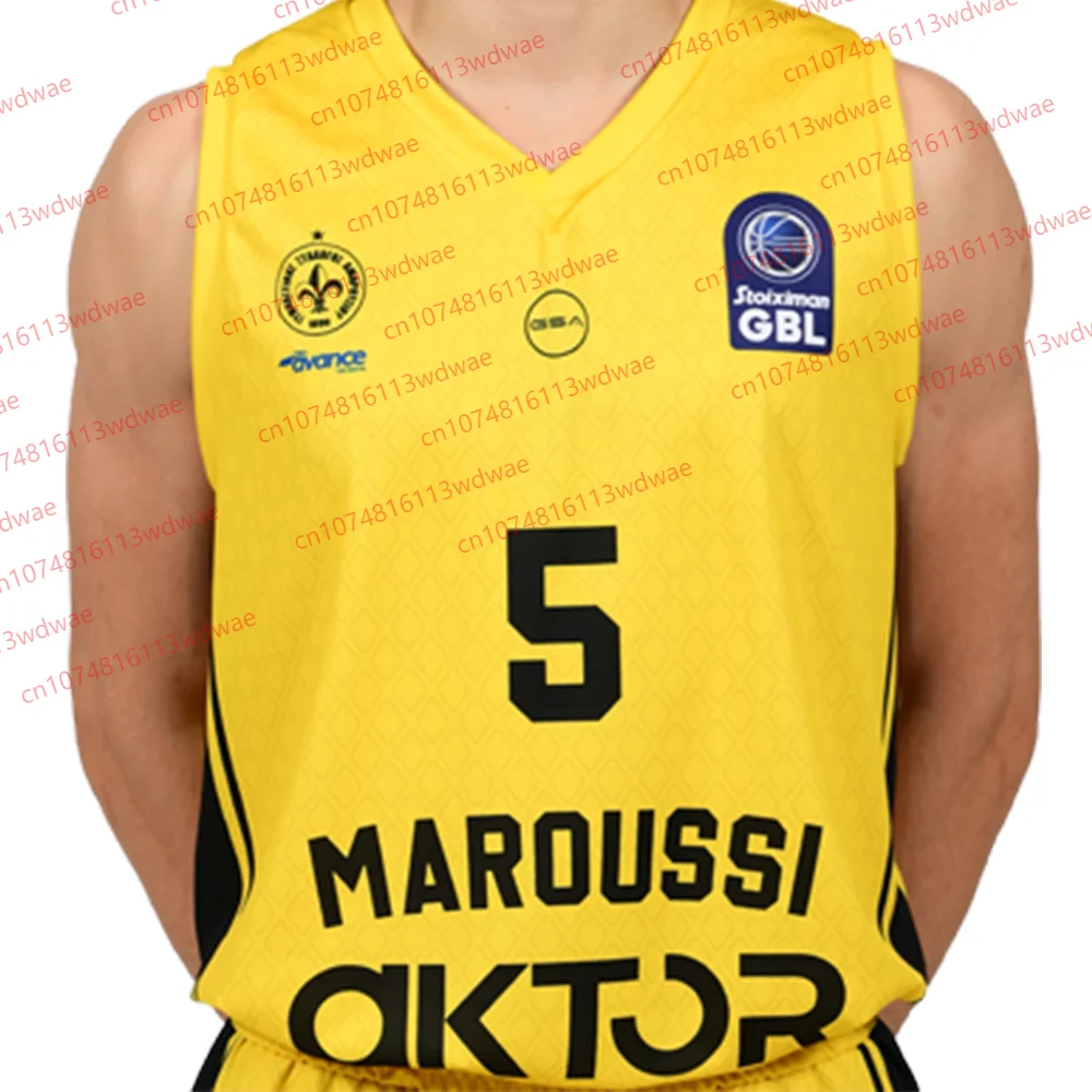 2025 كرة السلة اليونانية جيرسي سريعة الجافة طقم جيرسي رياضيАКСПСБТСБТСВАС 16 كرة السلة جيرسي