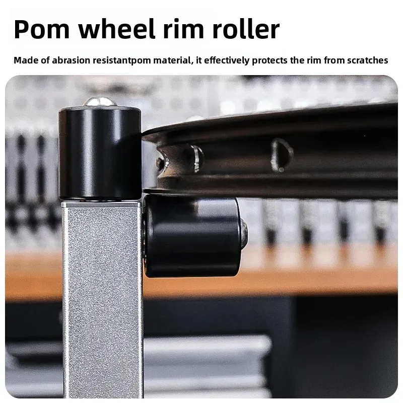 Bicycle Wheel Truing Stand, Hub Spoke Rim Wheel Building & Truing Tool For Wheel Arrangement Repair