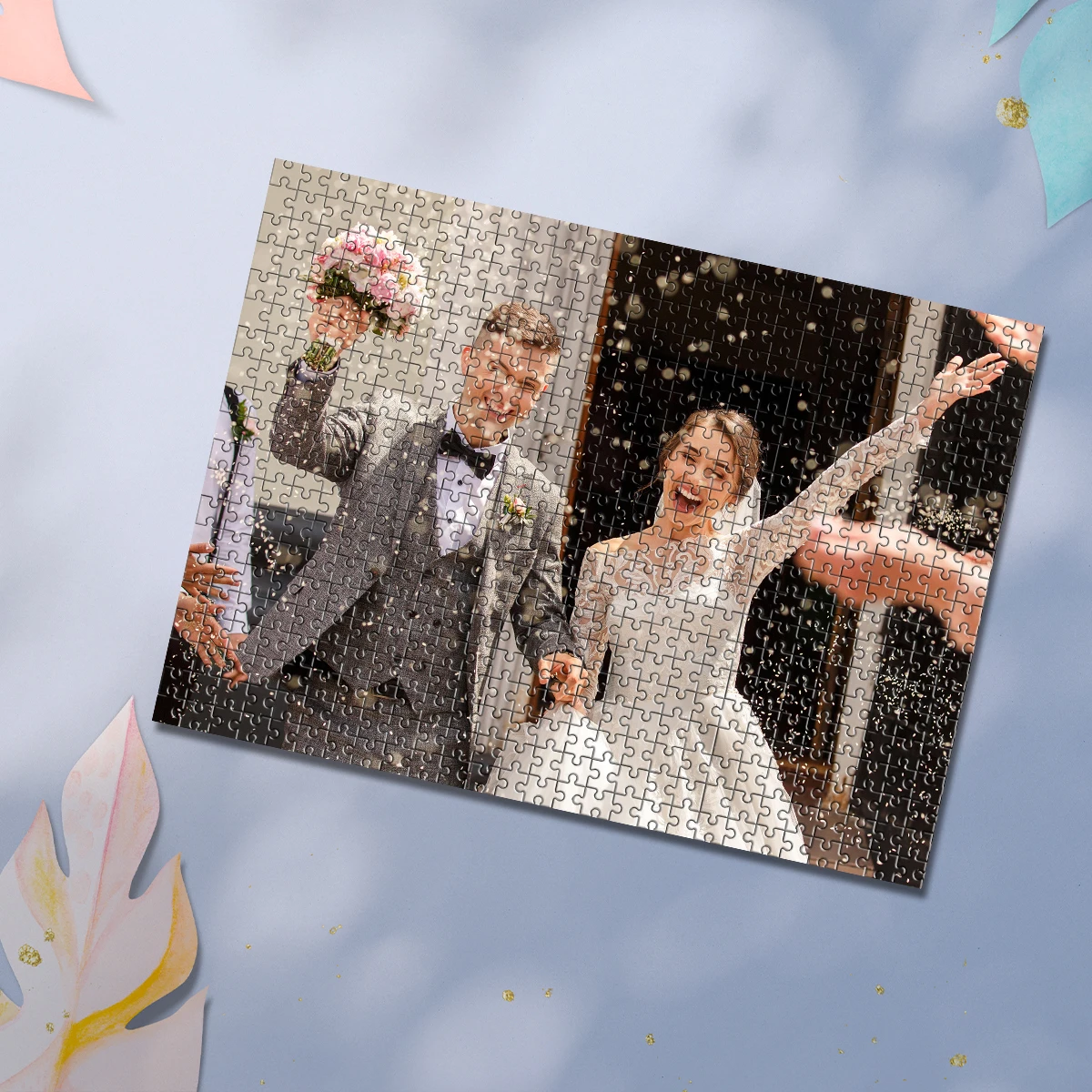 35/300/500/1000pcs Personalized Custom Photo Puzzle Couple photo Gifts For marriage Customized Photo Personalized Photo