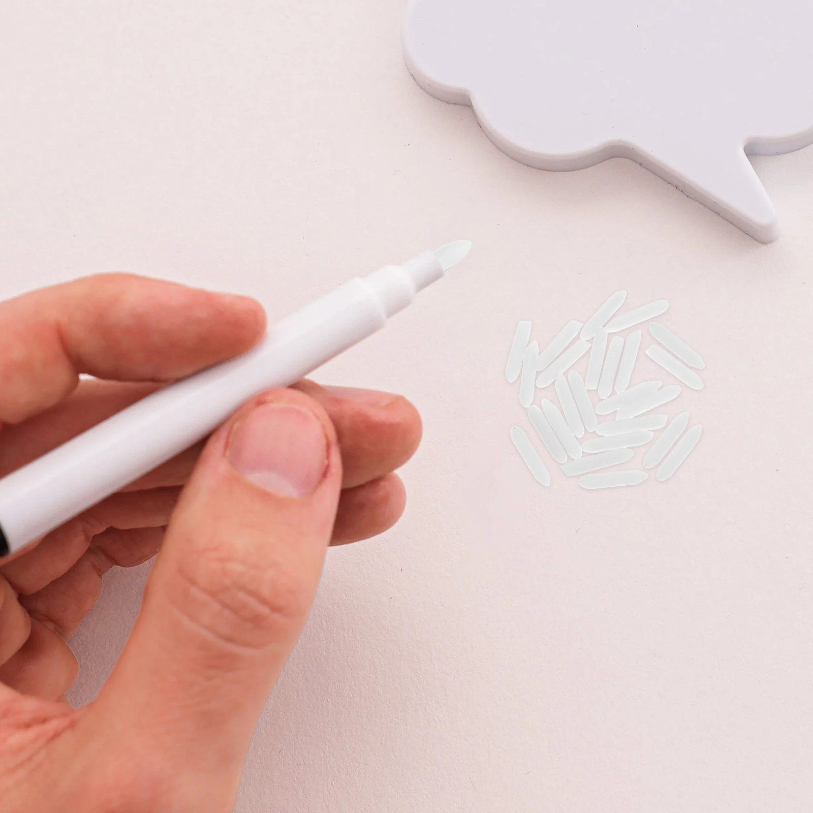 20pcs Paint Pen Polyester Fiber Tips Permanent Points 4.5Mm Refillable Replacement Tips For Writing Drawing Marking