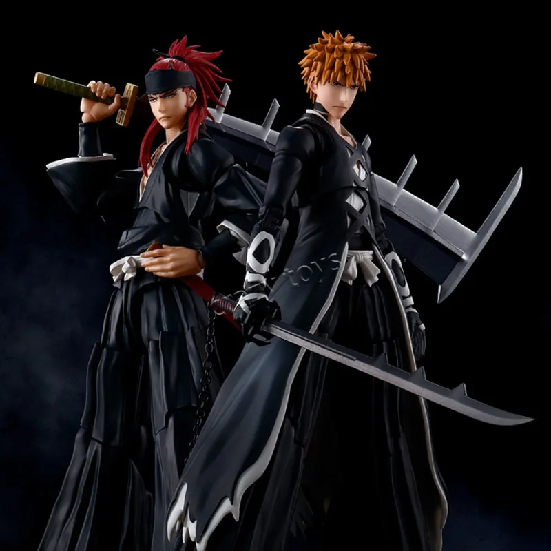 

Bandai Original Genuine Figure Bleach Model Kit Anime Figures SHF Abarai Renji Collection Action Figure Model Boys Toys Gifts