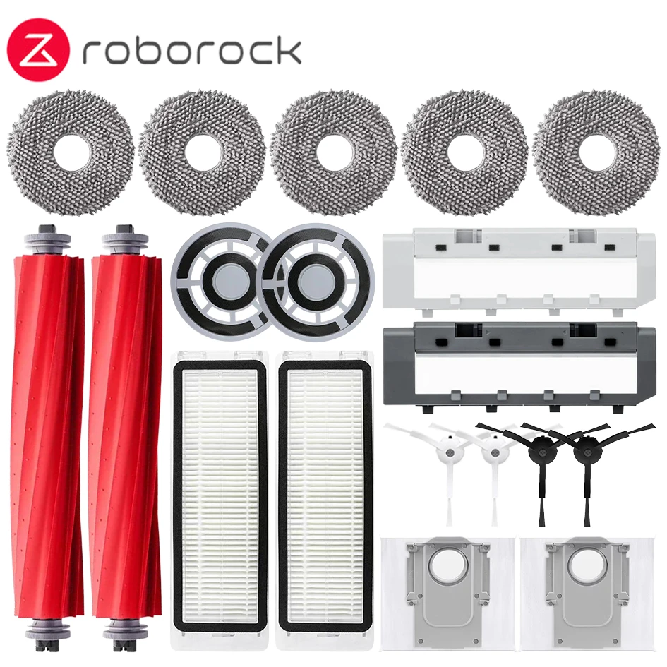 Roborock Q Revo / P10 A7400RR Robot Vacuums Cleaner Accessory Main Side Brush Hepa Filter Mop Cloths Dust Bag Spare Part