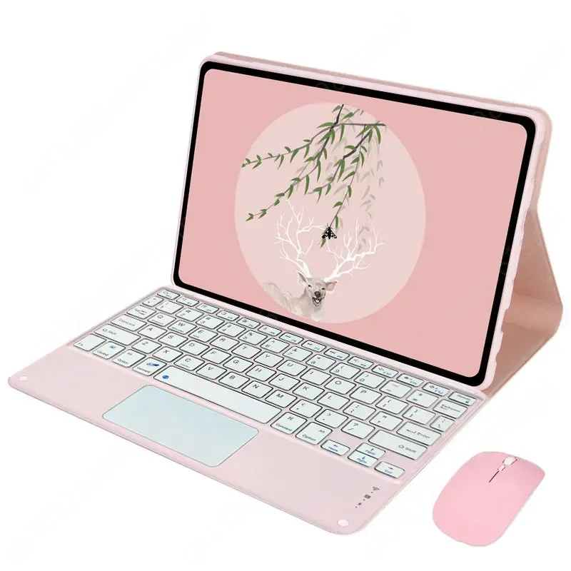 

Чехол Bluetooth-клавиатура, магнитный чехол Teclado для планшетов, чехол для клавиатуры для Xiaomi Mi Pad 7S Pro 12,4 дюйма 2025 Funda