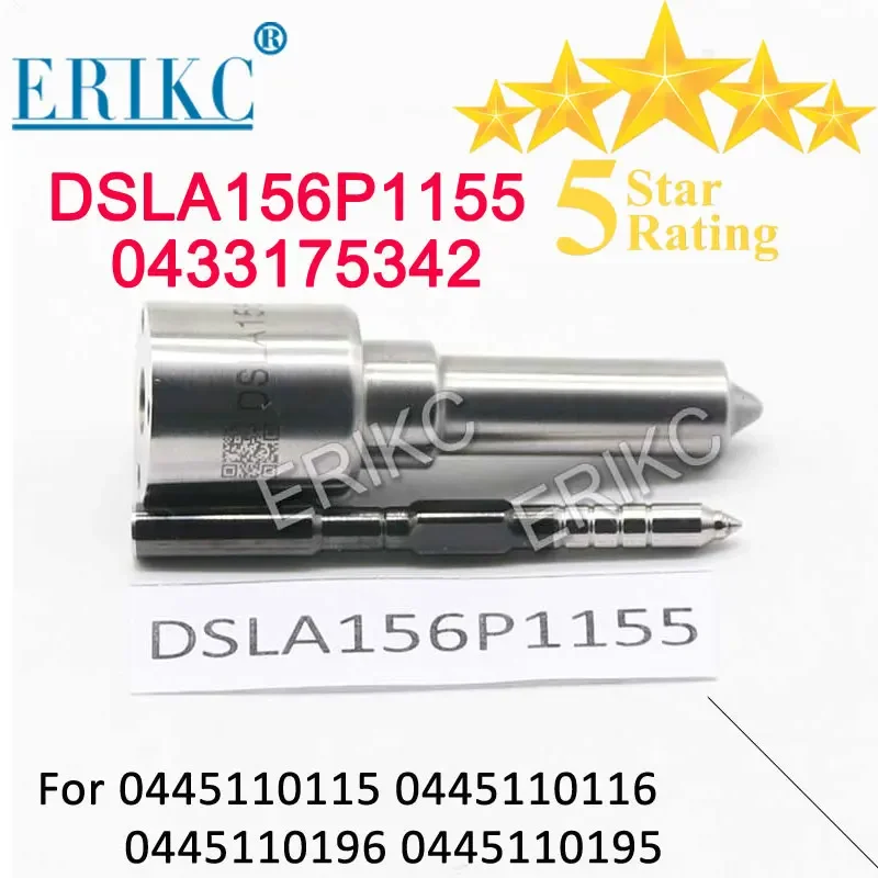 DSLA156P1155 0433175342 Diesel Fuel Injector Nozzle DSLA 156P1155 for Bosch 0445110115 0445110116 0445110196 0445110195