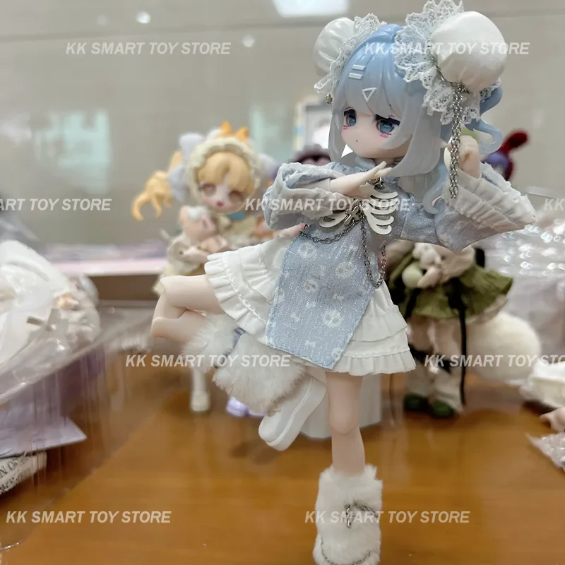 Genuíno come4free minty v2 oceano gem série 1/8 bjd caixa cega kawaii boneca móvel figura de ação ornamento presentes surpresa brinquedos