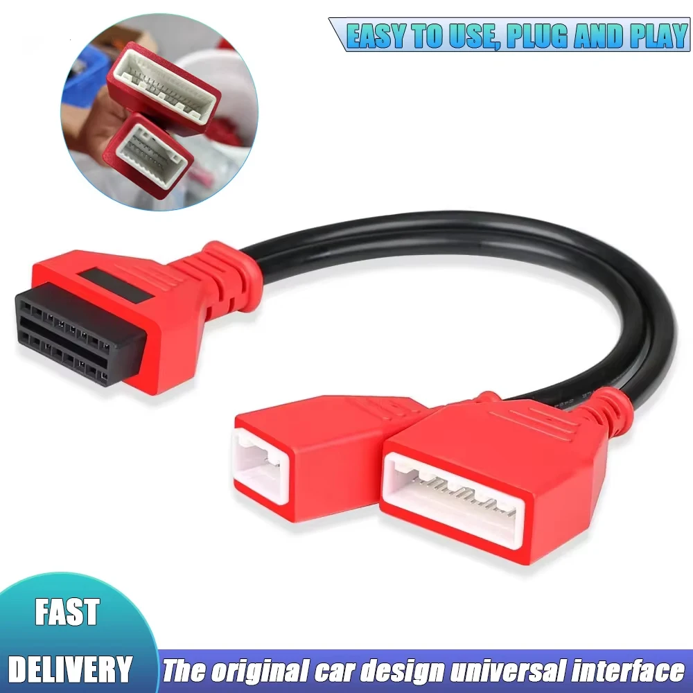 For Nissan/Renault/Dacia Gateway Adapter Nissan 16+32 Sylphy OBD2 16pin Cable Adding Key No Need Password Security Gateway