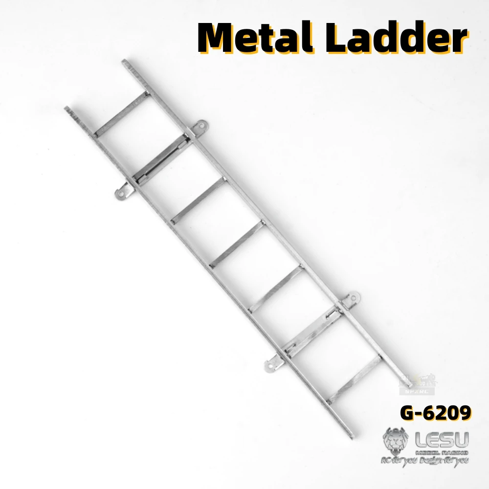 

Metal Ladder Portable Tool Ladder G-6209 Universal for 1/14 Tamiya RC SCANIA Man Lesu Tractor Trailer Tipper Model