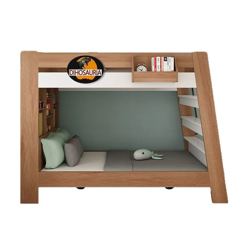 

Nordic same width high and low bed mother and child bed children bunk bed 1 meter 1.21.5 meters bunk