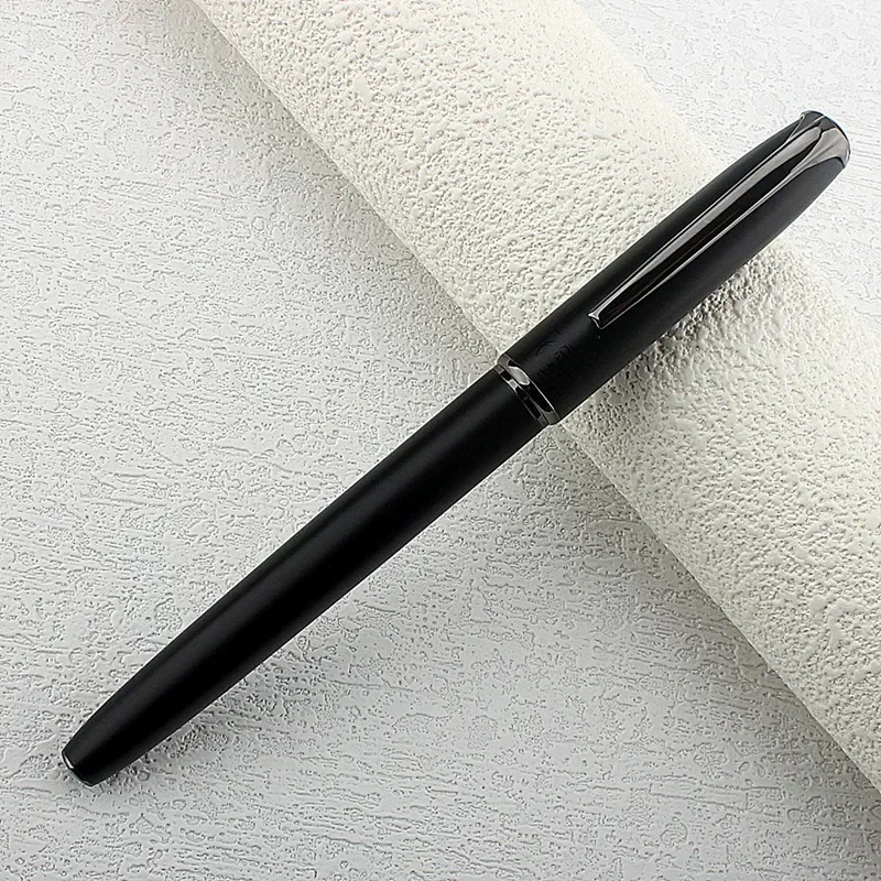 Neuer Picasso Pimio schwarz Metall Füll federhalter schwarz m/Feder 0,7mm matt Fass Büro Business Geschenk Tinte Stift