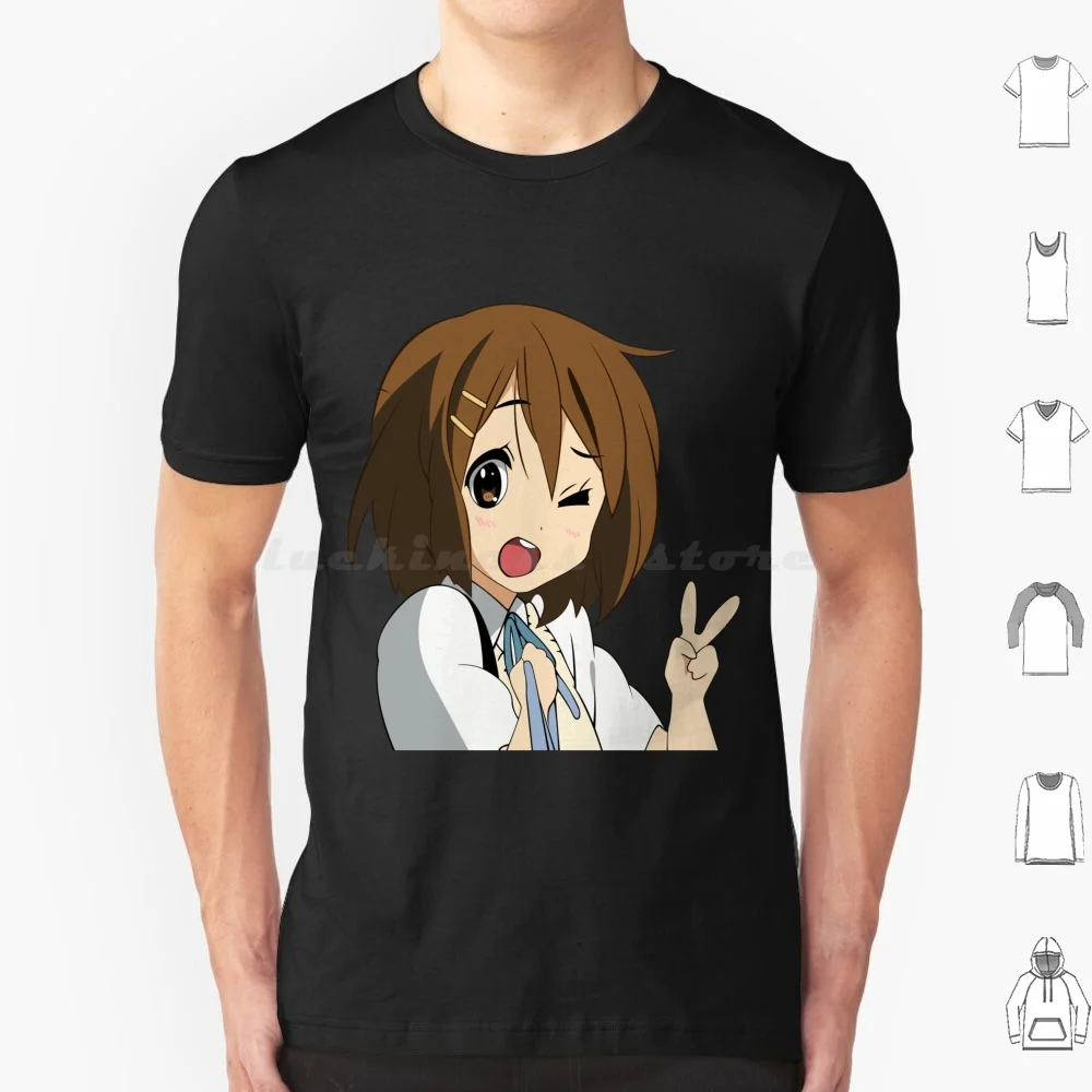 Yui Hirasawa-K-On! T Shirt 6xl Cotton Cool Tee Yui Yui Hirasawa K On Kon Mio Mio Akiyama Mugi Ritsu Azusa Azunyan Ui Anime