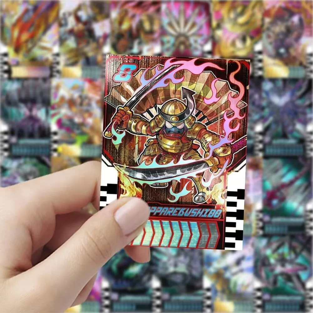 60pcs Bandai Kamen Rider Gotchard Series Self-made Adhesive Card Can Be Linked To Dx Transform Waist Belt Driver Collection Card
