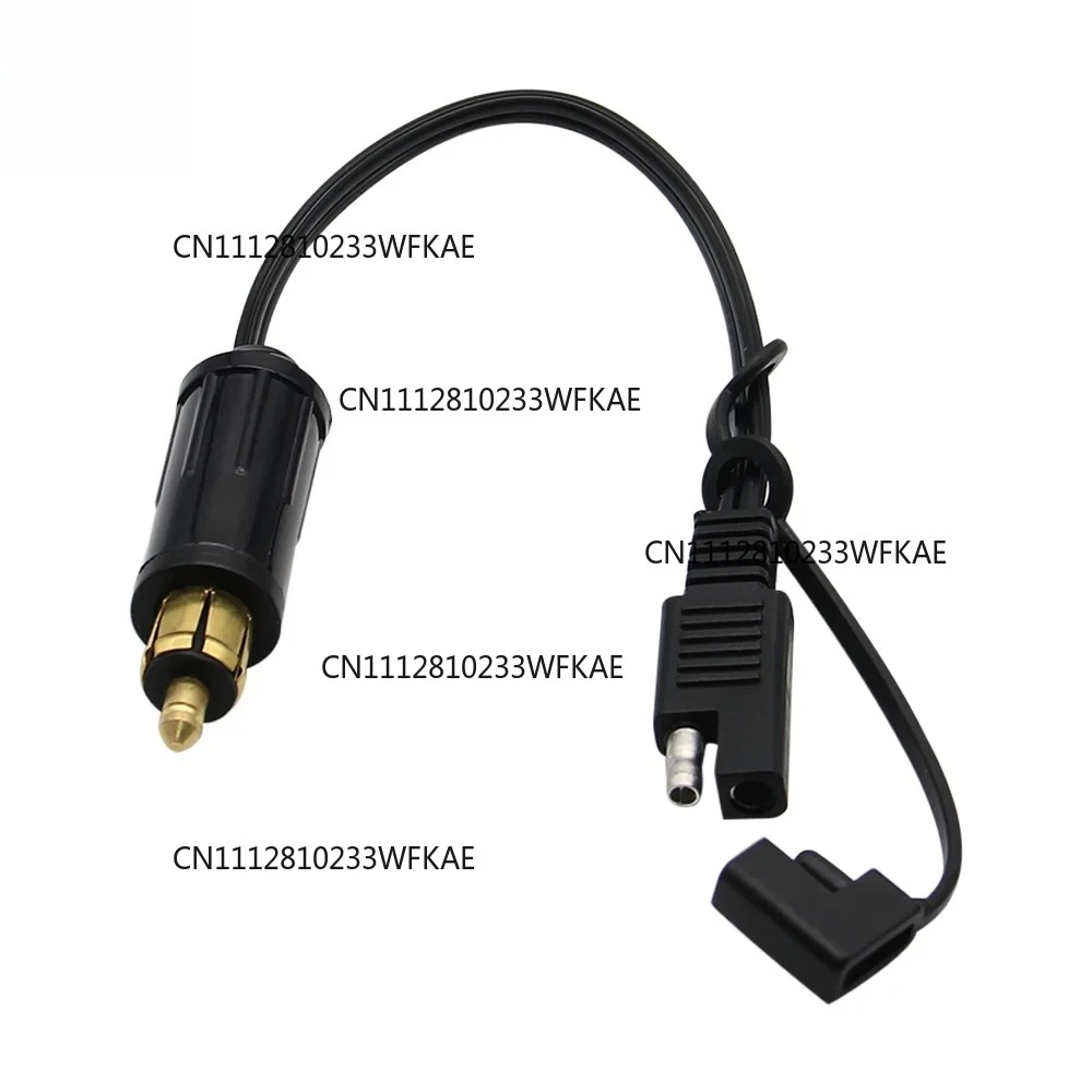 Battery Adapter Connector Cable DIN Hella Powerlet Plug to SAE for BMW Motorcycle with SAE To SAE Adapter