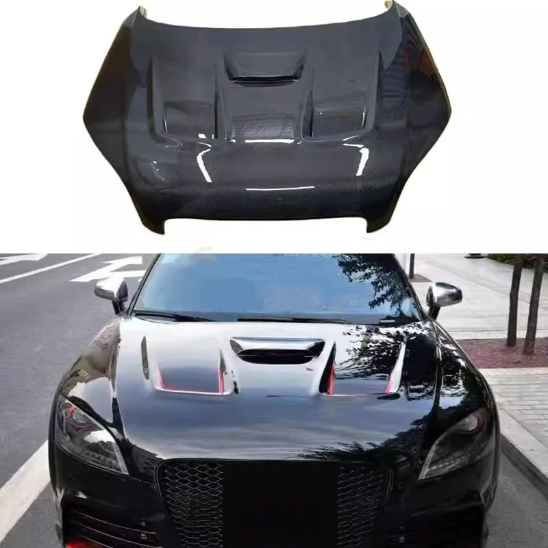 High Quality Lightweight Carbon Fiber Engine Hood Bonnet For MK2 TT TTS 2014-2018 Modified Auto Accessories