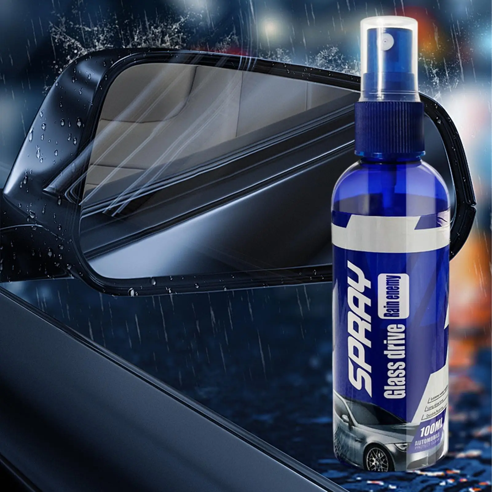 

100 мл средство для покрытия автомобильного стекла, антидождь, водонепроницаемый спрей, средство для удаления дождя, водоотталкивающее лобовое стекло автомобиля, автоаксессуары
