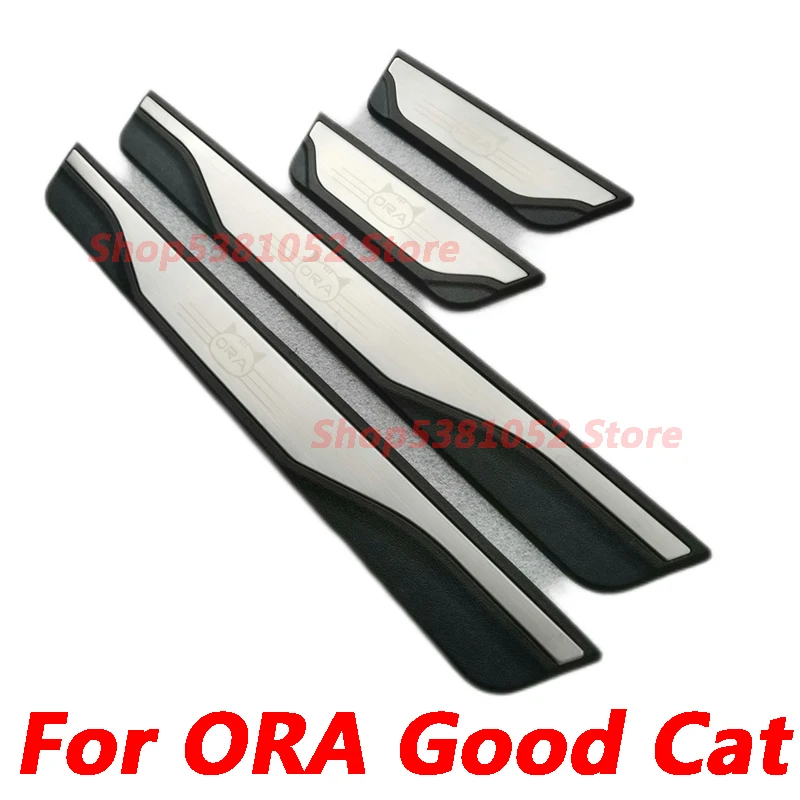 

Car Door Sill Protector Sticker Cover for GWM ORA Good Cat 2021 2022 2023 Accessories Door Pedal Scuff Plates Auto Decoration