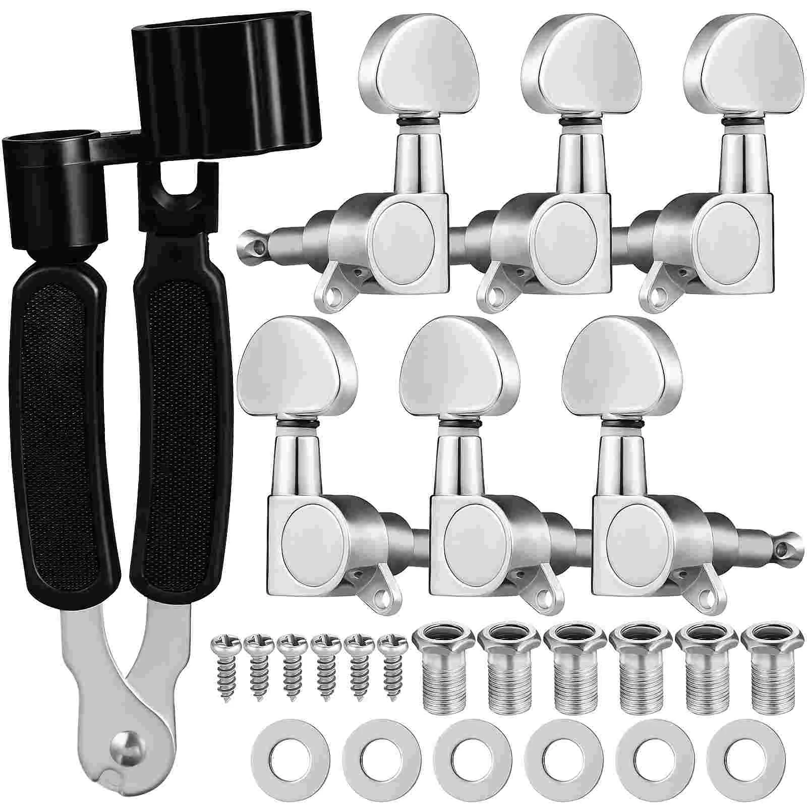 

Bass Guitar Knob Tuning Pegs Classical Replacement Professional Part Machine Head Tuners