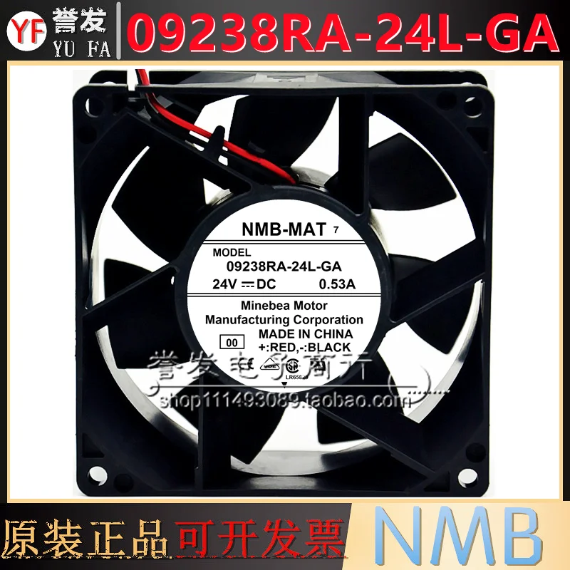 جديد الأصلي 09238RA-24L-GA 24V 0.53A 9238 92x92x38 مللي متر مروحة التبريد المبرد