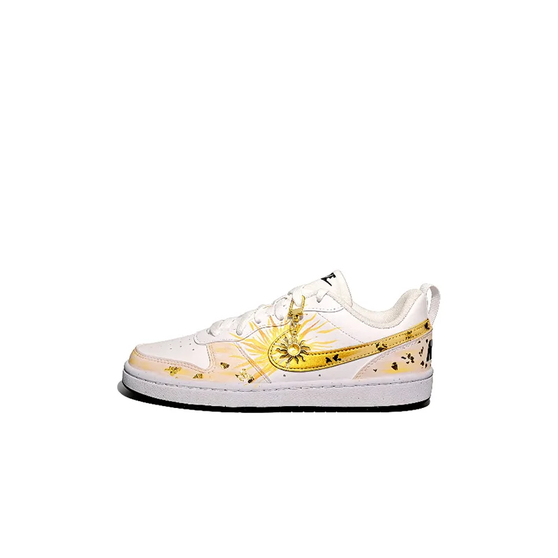 Tênis Personalizados Nike Court Borough Icarus, Estilo Feminino, Tendência e Versatilidade, Moda Fresca, Tênis de Skate para Mulheres