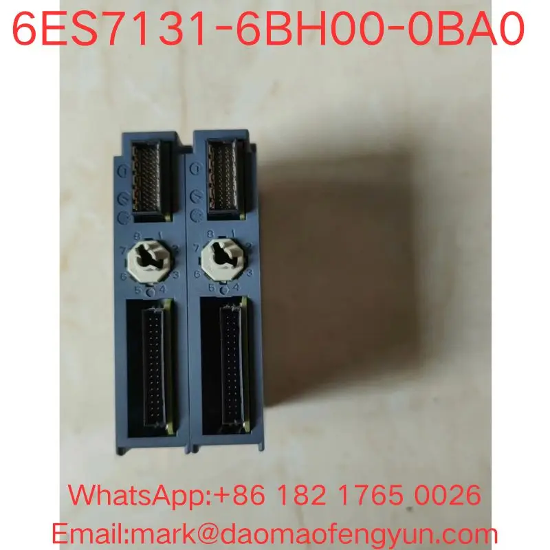 6ES7131-6BH00-0BA0  Used Tested OK In Good Condition SIMATIC ET 200SP, digital input module