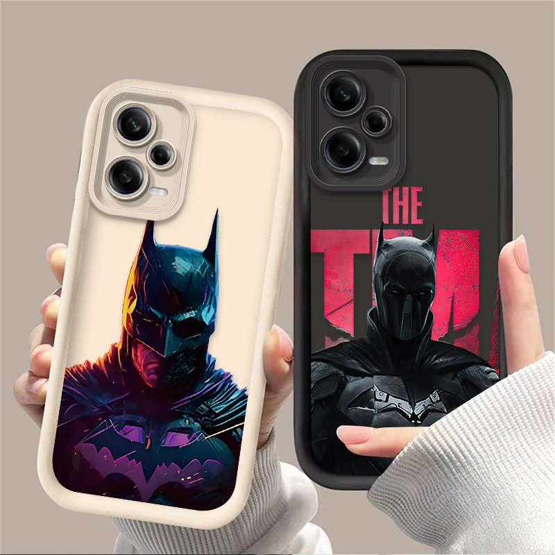 Bat Spider BatMan Phone Case for Xiaomi Redmi Note 13 12 11 Pro Plus 4G 5G 12S 11S 10S 10 9 9S 8 12C 13C A3 Soft Silicone Cover