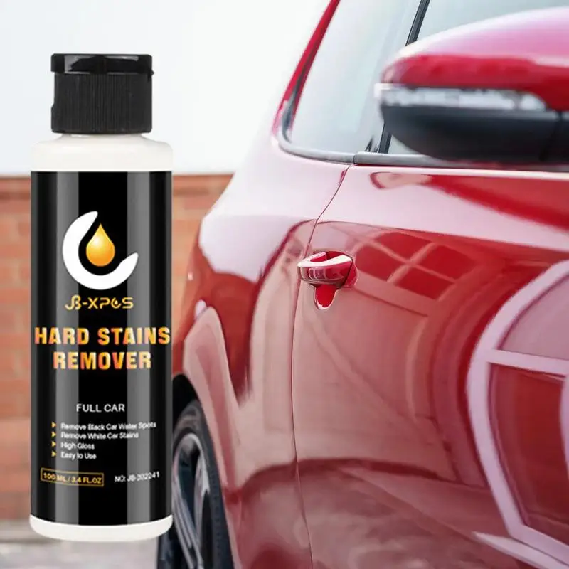 100ml Car Water Stain Remover Hard Water Spot Remover Glass Cleaner Car Paint Stain Watermark Repair Watermark & Swirl Repair