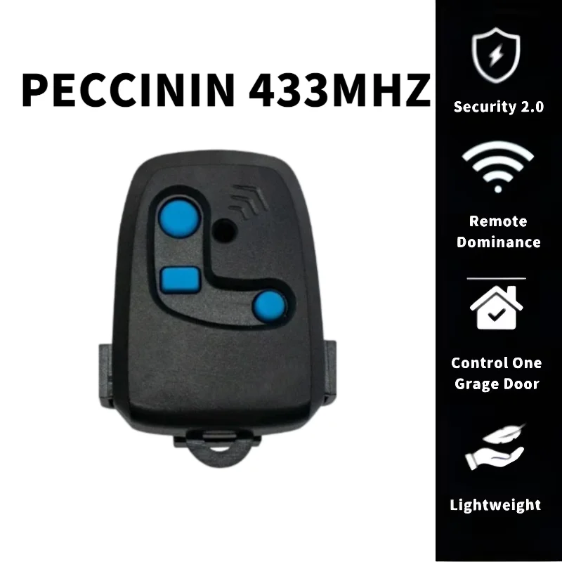 

Peccinin Remote Control 433.92Mhz Rolling Code Garage Door Transmitter with Clip