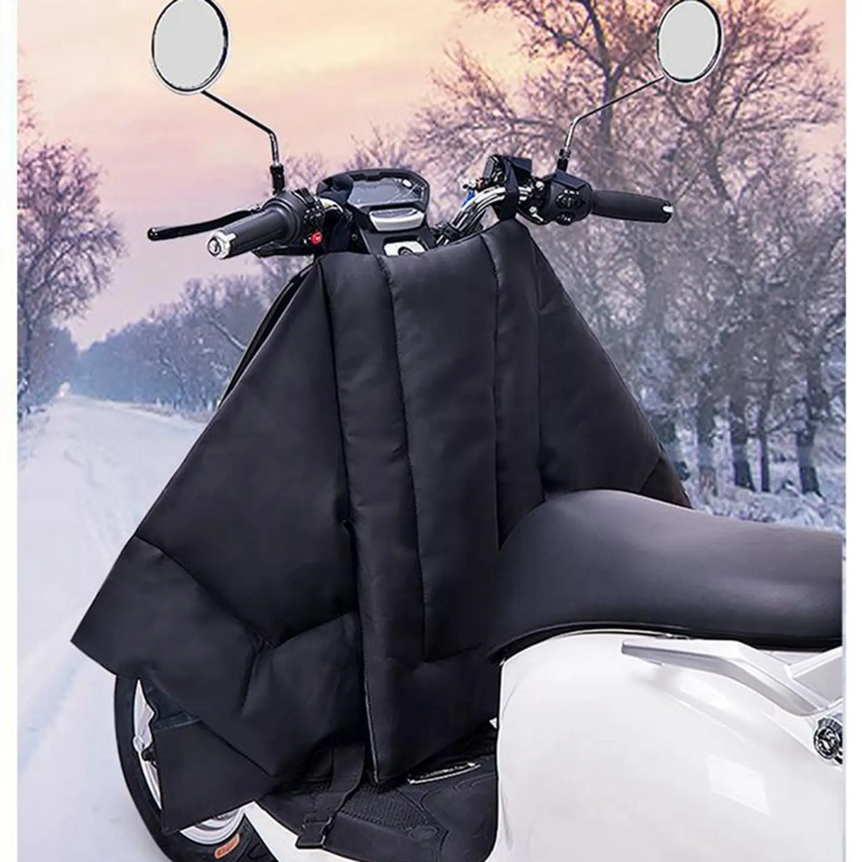 Motorcycle Winter Windproof Windshield Scooter Leg Cover Leg Lap Apron