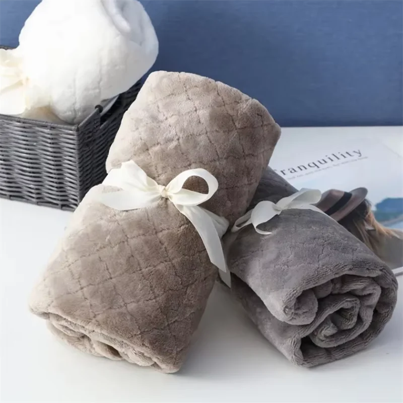 بلون الشمال الطفل الصف الفرنسية الصوف بطانية قيلولة غطاء بطانية أيسلندا المرجان الصوف بطانية سميكة في الشتاء