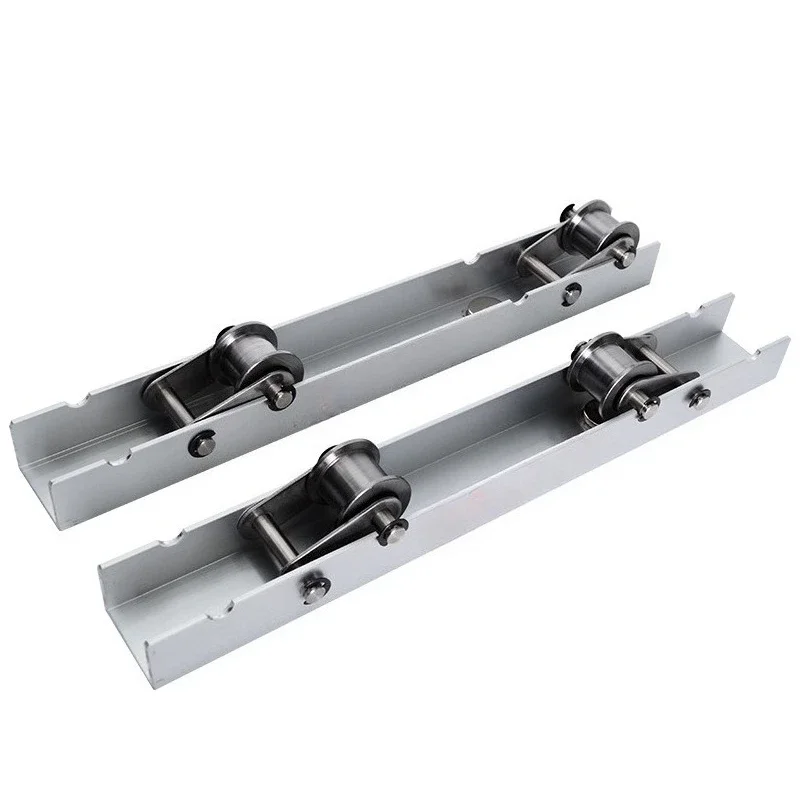 2PCS/Set Portable Horizontal Fiber Optic Cable Spool Holder - Aluminum Alloy Reel Winder w/ Magnetic Storage 150KG Load