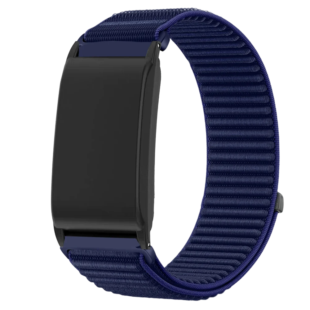 متوافق مع حزام النايلون Whoop 5.0/MG + إطار PC سوار معصم بديل أنيق قابل للتنفس لسوار Whoop 5.0/4.0/3.0