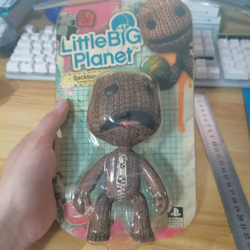 LittleBigPlanet Sackboy Cute Game Anime Figurine Keychain Models Kawaii Little Big Planet Robot Kitty Action Figure Toys Gift