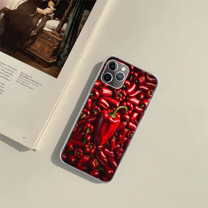 Taste The Flavor of Chili Peppers Phone Case For Apple Iphone 15 14 13 16 Pro Max Cover 11 12 Mini Fundas X XS Max XR 8 7 Plus S