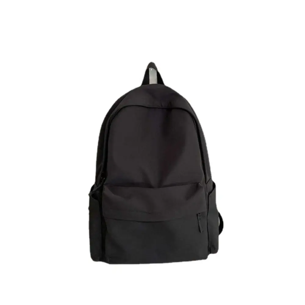 Nylon Versatile Backpack Black Grey White Red Large Capacity Computer Bag Waterproof Washable School Student Backpack Unisex