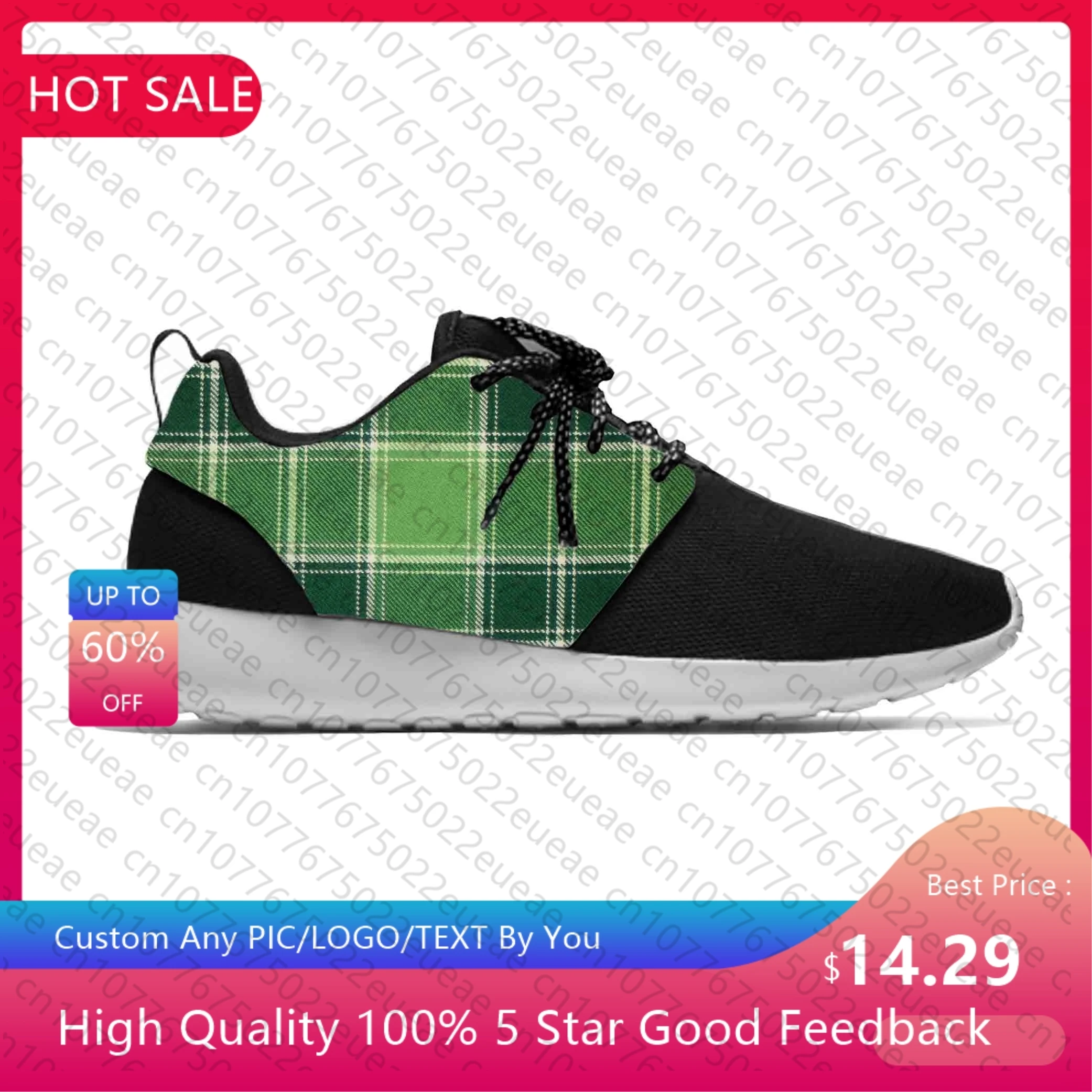 MacDonald Tartan Plaid scozzese Stewart scarpe da corsa sportive estetiche Casual traspirante leggero stampa 3D uomo donna Sneakers