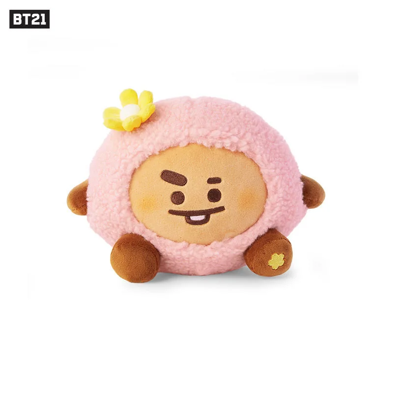 Anime dos desenhos animados bt21 cooky chimmy tata brinquedo de pelúcia y2k criativo novo bonito boneca de pelúcia quarto escritório ornamento presente para amigos