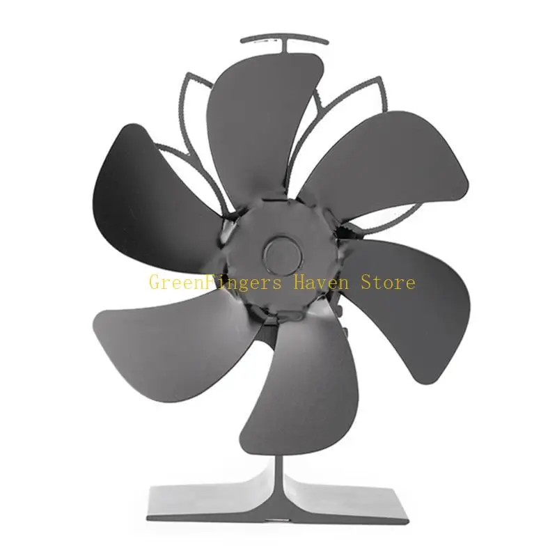 

F68D Upgraded 6 Auto-sensing Fireplace Fan Eco Friendly and Efficient Stove