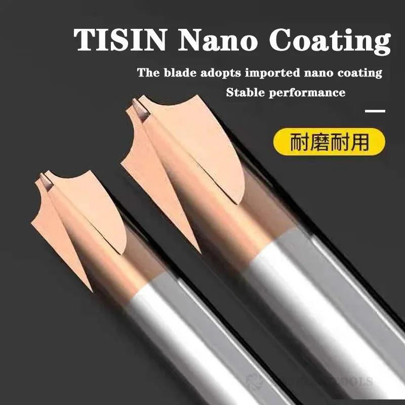 SLUGB Carbide Radius Corner Rounding Cutter End Mill CNC Tool R0.5-R6 Chamfering Router Bit