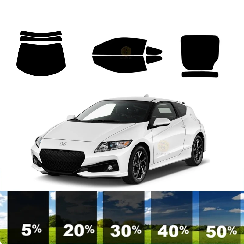 

precut Removable Window Tint Film For Car 100% UVR 5%-70%VLT Heat Insulation Carbon ﻿For HONDA CR-Z 2 DR COUPE 2011-2016