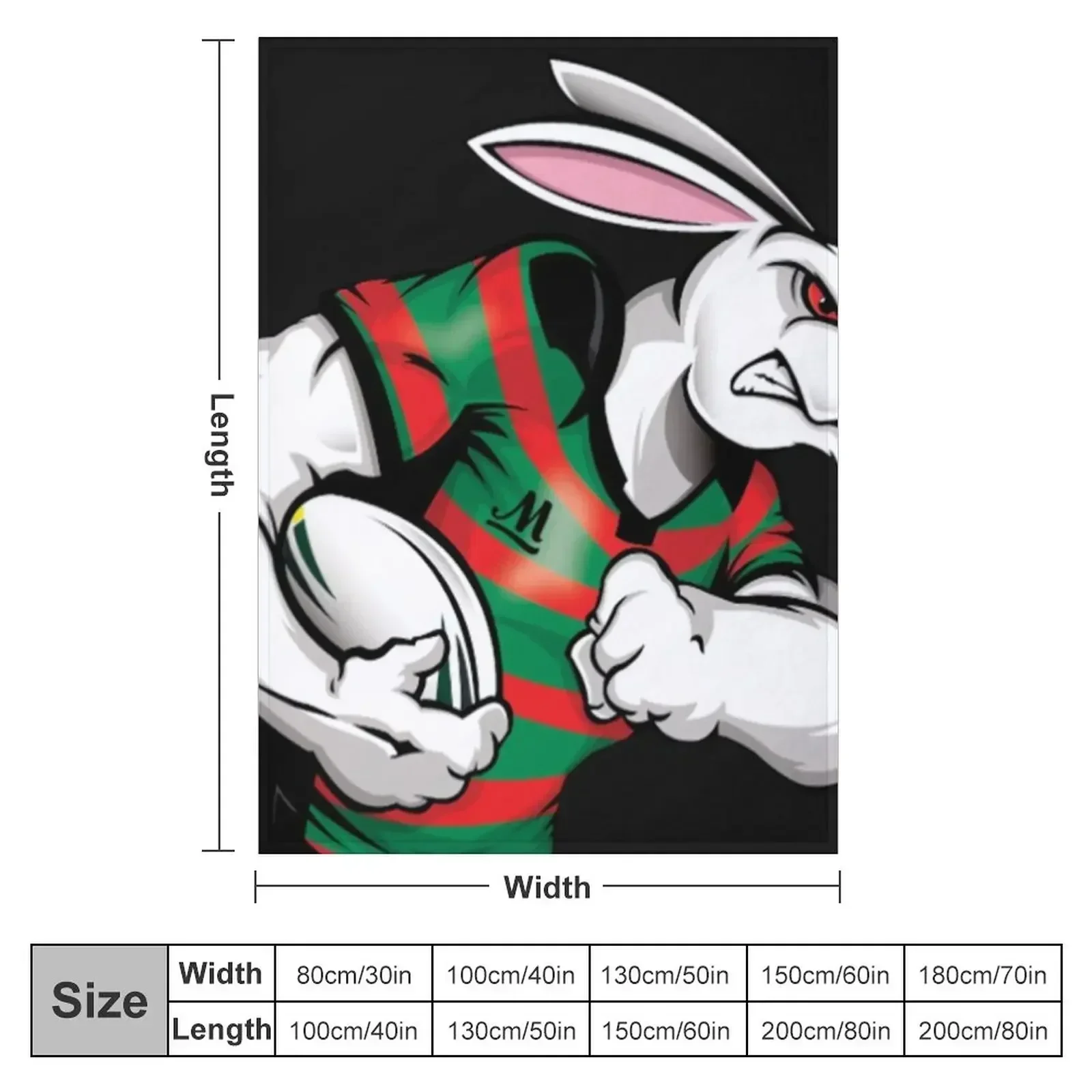 Nrl Grand Final Throw Blanket Blankets Sofas Of Decoration Winter beds Camping Fashion Sofas Blankets